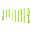 Set of combs DEWAL CO-9-Light Green